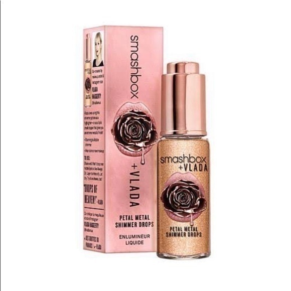 Vlada Petal Metal Shimmer Drops Gold Glitz